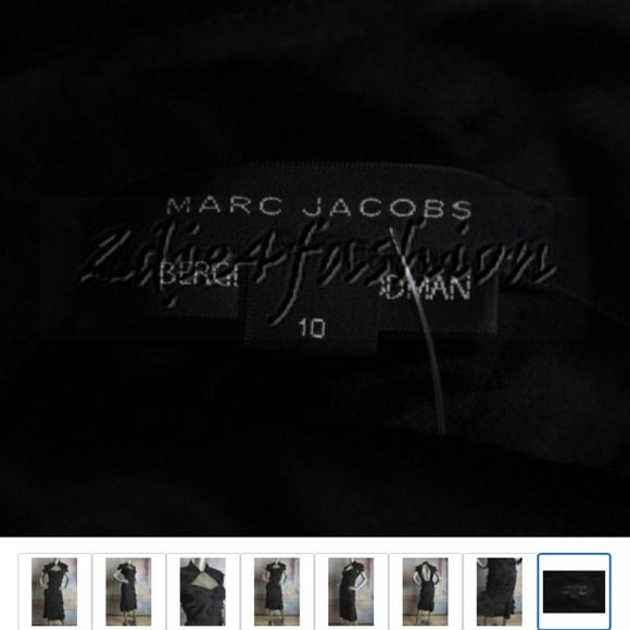 NWT Marc Jacobs Couture Floral Applique Dress - Picture 8 of 8